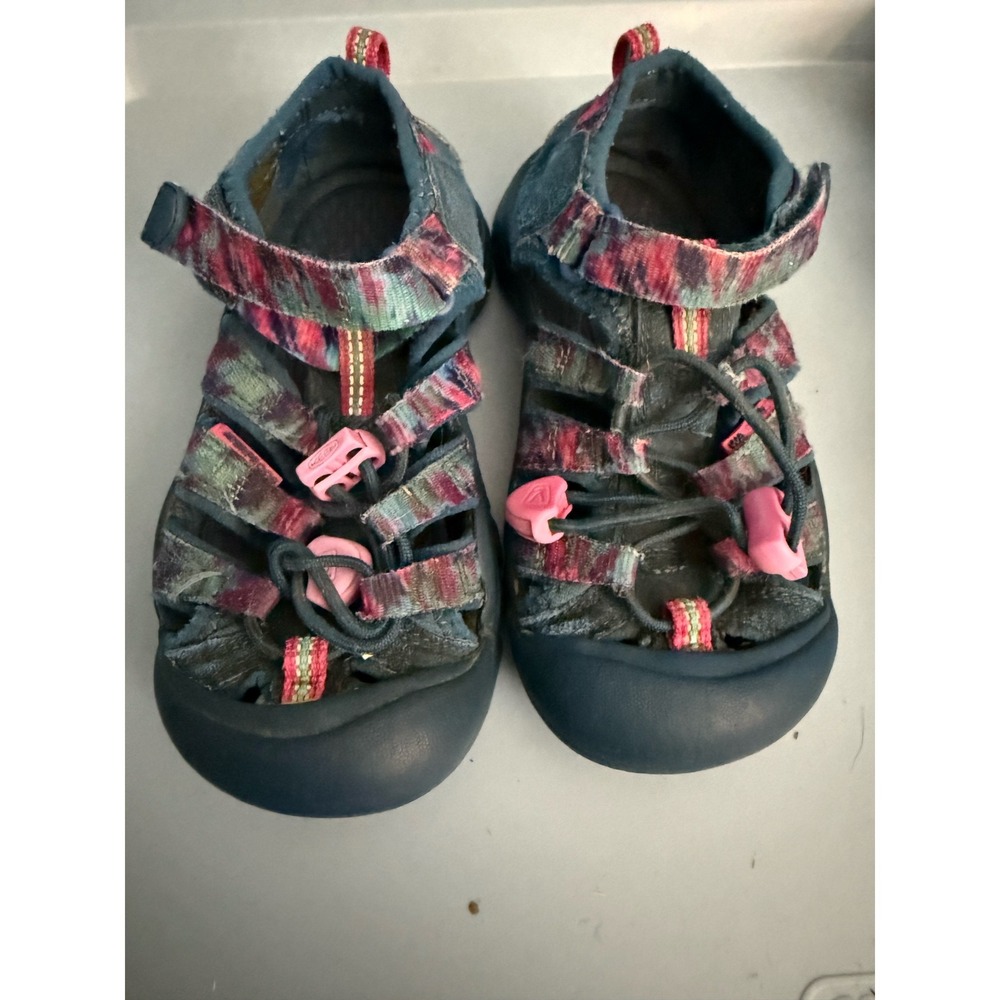 Keen Newport H2 Sandals Blue Pink Tie Dye Water Shoes Size 11 US 10 UK 29 EU